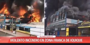 Incendio en Galpones de Zofri